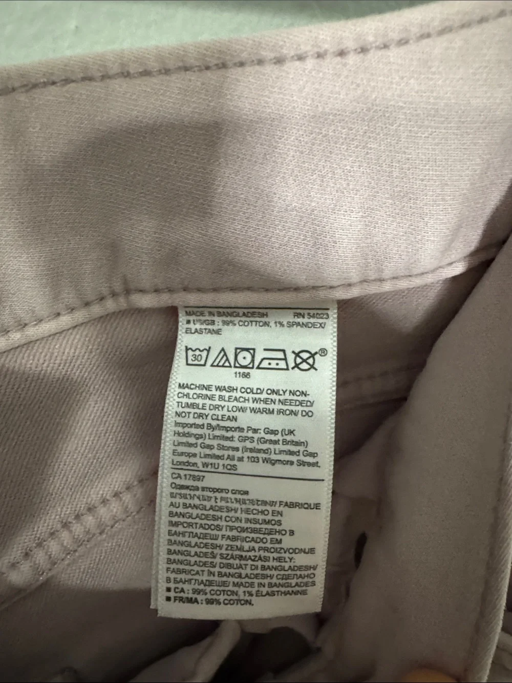 Banana Republic Men’s 32x30 Slim Fit Traveler Pant in Dusty Pink